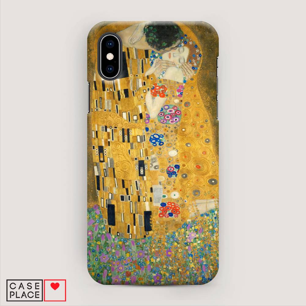 

Пластиковый чехол "Поцелуй Гюстава Климта" на Apple iPhone X (10), 11020-7