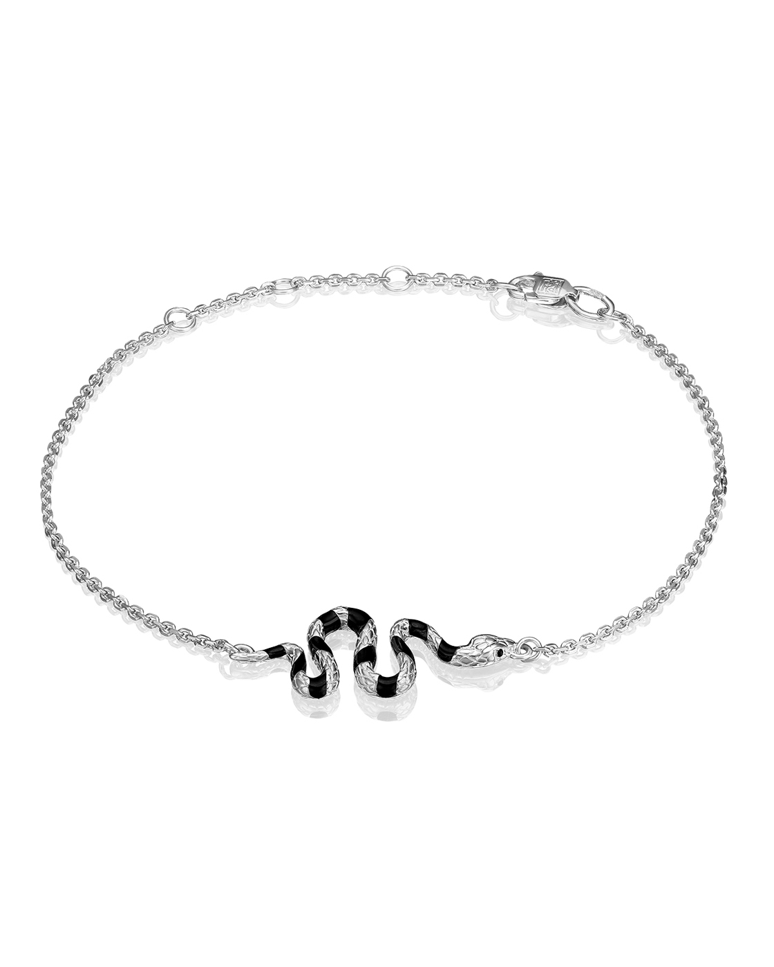 Браслет из серебра с эмалью р. 21 PLATINA jewelry 05-0646-00-000-0200-68