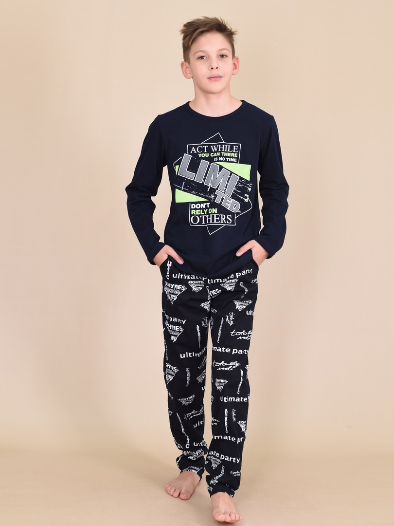 

Пижама детская LIDEKO kids 582-22, синий, 152, 582-22
