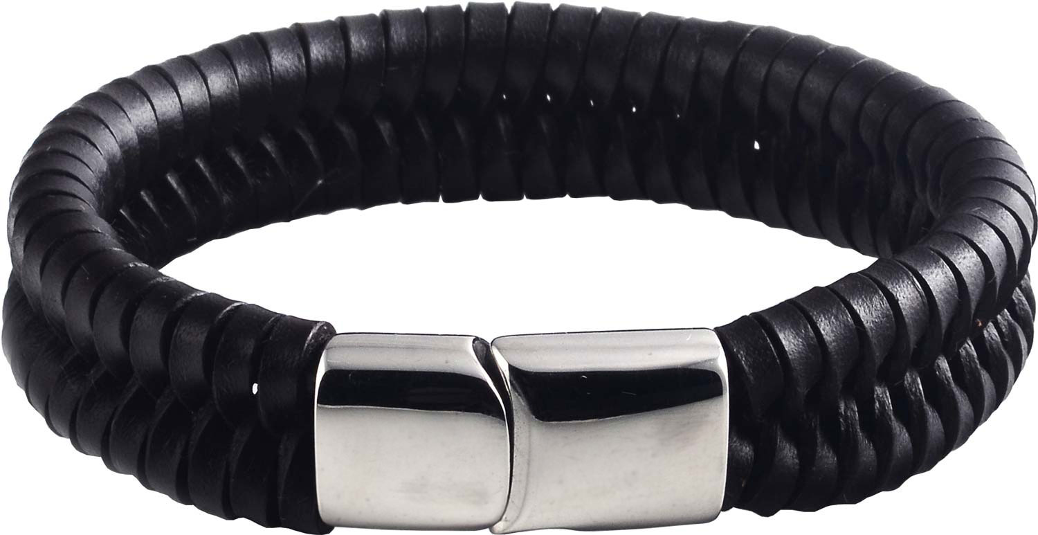 

Браслет из натуральной кожи/стали р. 21 TecArt LBO021, LBO021