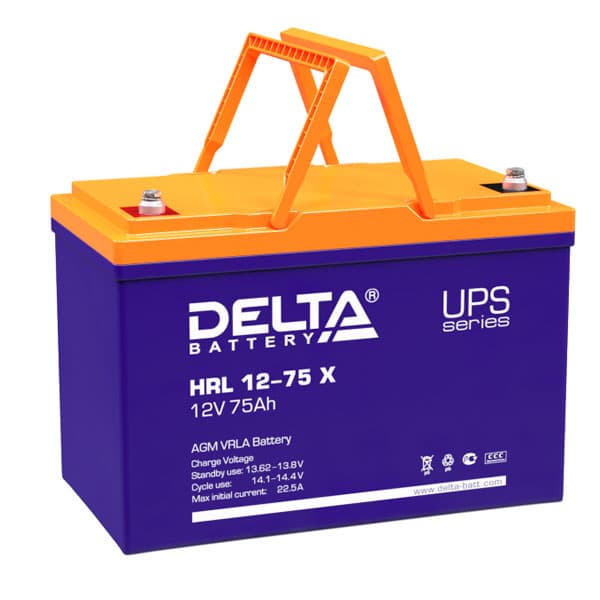 

Аккумулятор Delta HRL 12-75 X