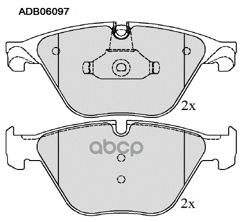 

Тормозные колодки ALLIED NIPPON передние дисковые ADB06097