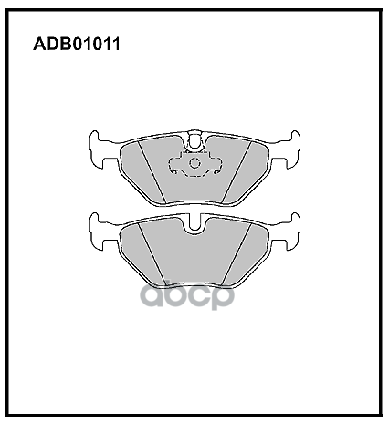 

Тормозные колодки ALLIED NIPPON задние дисковые ADB01011