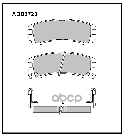 

Колодки Торм. Allied Nippon Adb 3723 К-Т Ford (Д3) ALLIED NIPPON ADB 3723