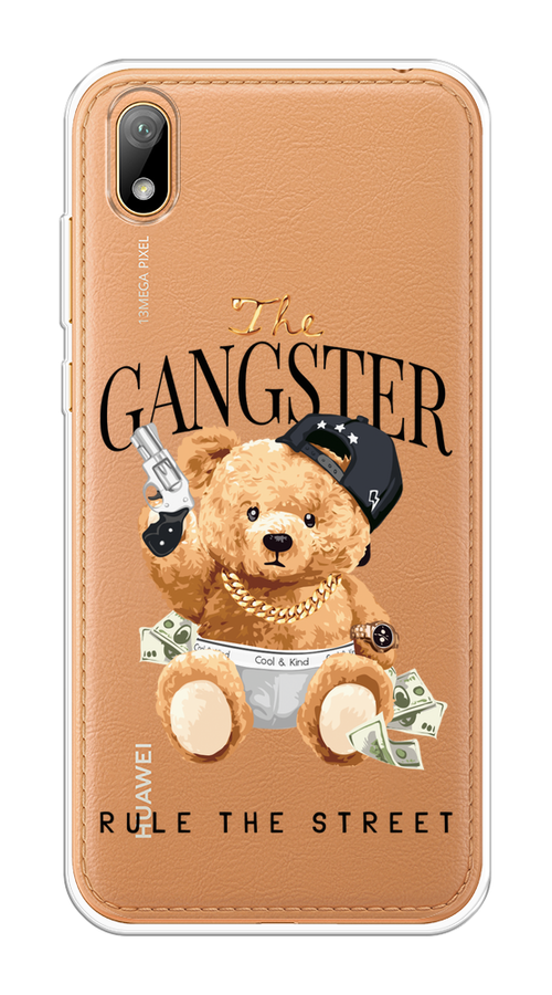 

Чехол на Huawei Y5 2019 "The Gangster", Бежевый;серый;черный, 69050-6