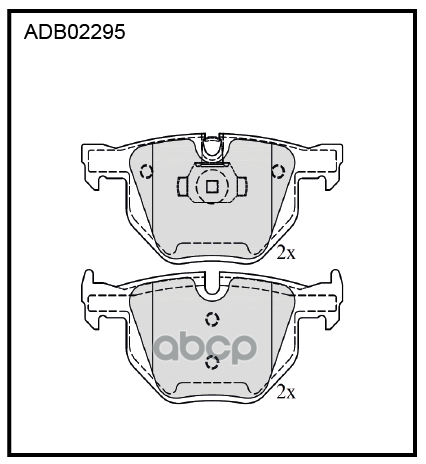 

Тормозные колодки ALLIED NIPPON задние дисковые ADB02295