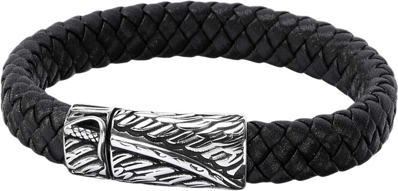 

Браслет из кожи/стали р. 21 TecArt EXLB346, EXLB346