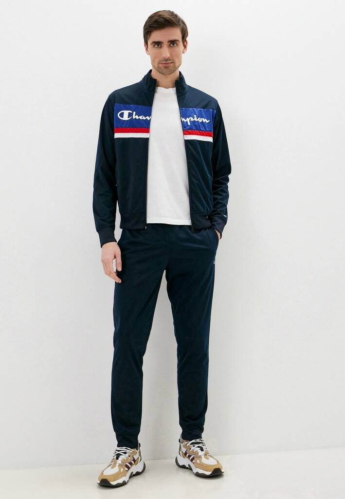 фото Костюм мужской champion tracksuit синий xs