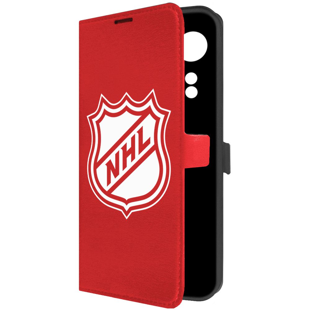 

Чехол-книжка Krutoff Eco Book для Oppo A78 4G NHL красный