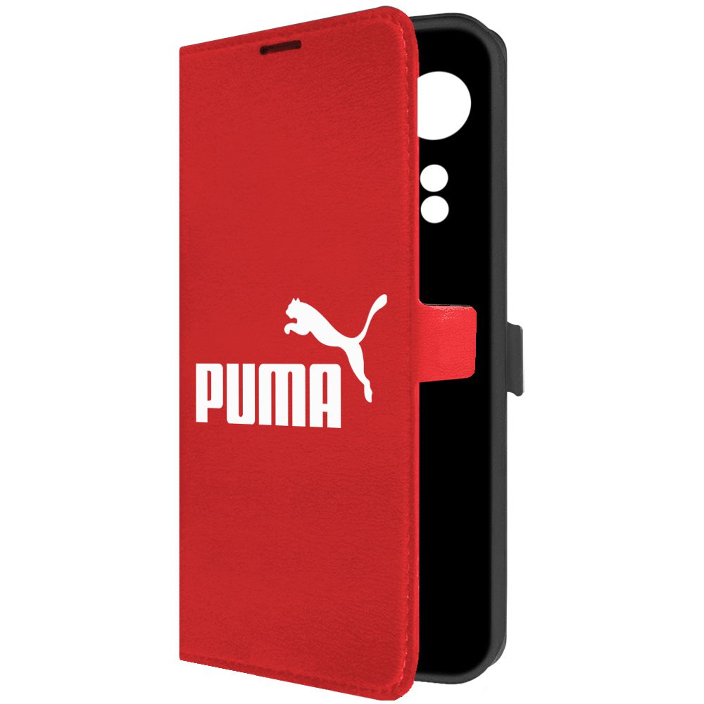 

Чехол-книжка Krutoff Eco Book для Oppo A78 4G Puma красный