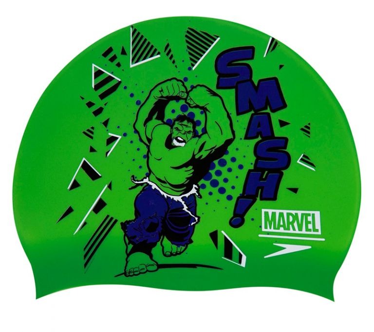 Шапочка Для Плавания Speedo 2022 Hulk Slogan Prt Cap Ju Classic Green/ Violet