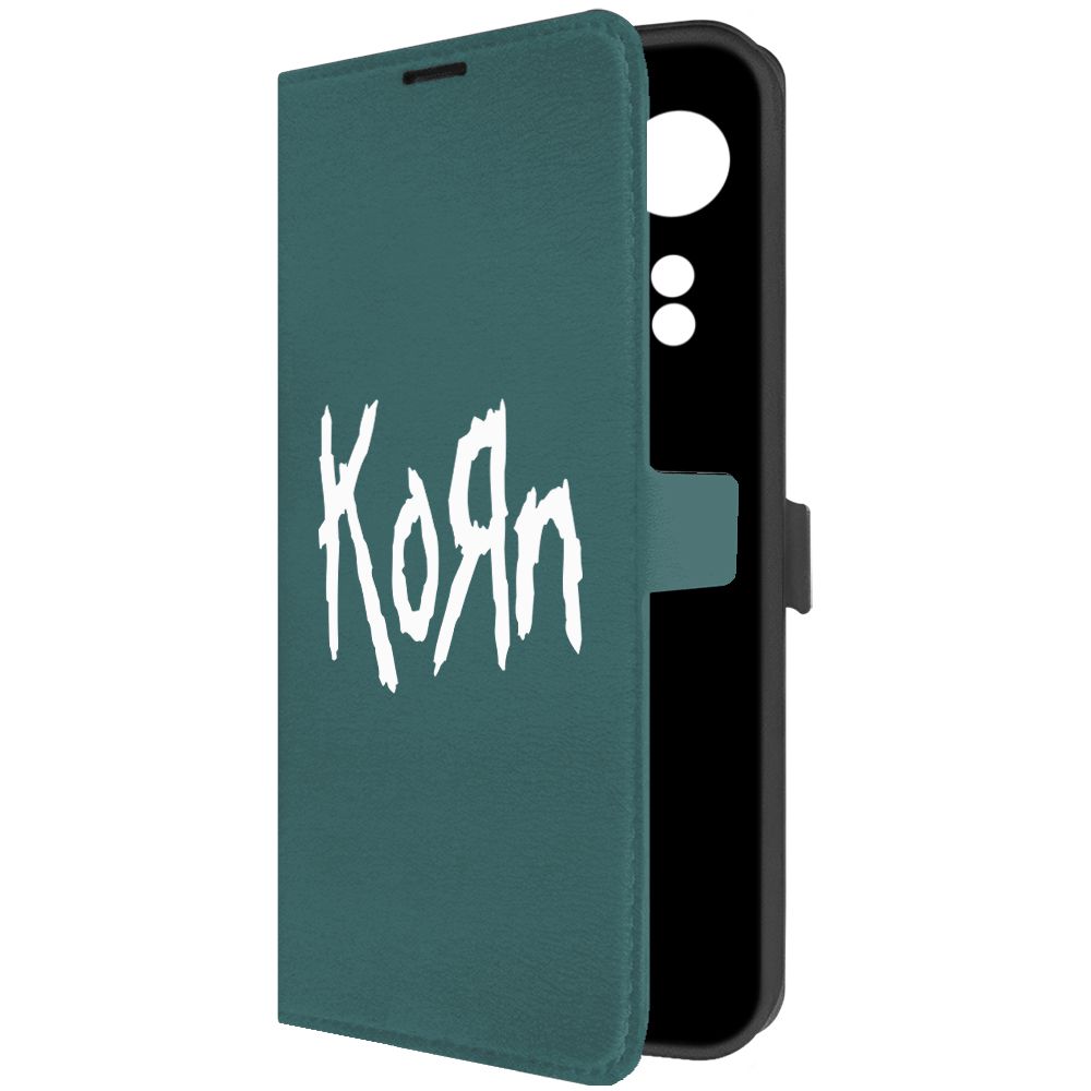 

Чехол-книжка Krutoff Eco Book для Oppo A78 4G Korn (Корн) (зелёный опал), Зеленый