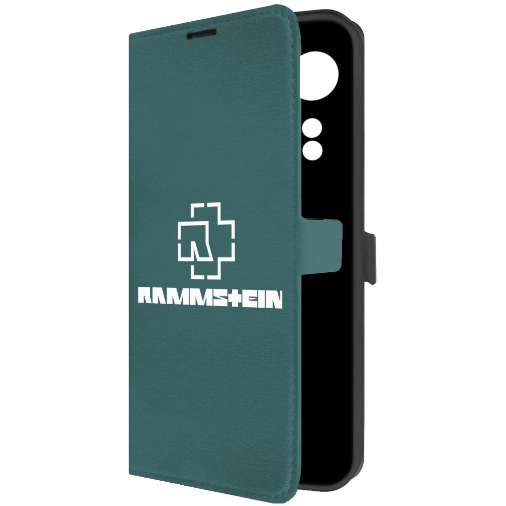 

Чехол-книжка Krutoff Eco Book для Oppo A78 4G Rammstein зелёный опал, Зеленый
