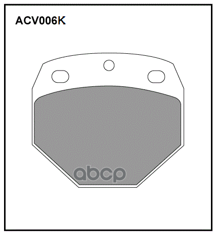 

Колодки тормозные дисковые WVA (29747) ALLIED NIPPON ACV006K