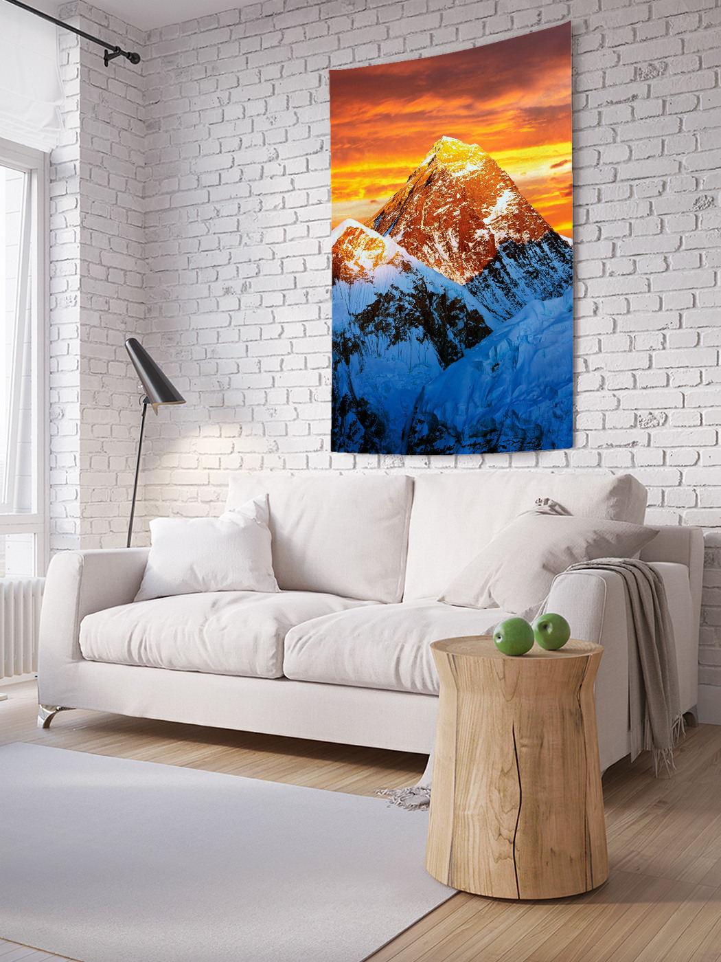 

Вертикальное фотопанно на стену JoyArty Солнечная вершина 100x150 см, Солнечная вершина