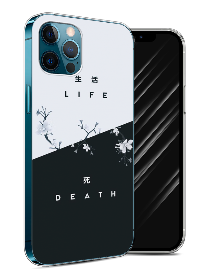 

Чехол Awog на Apple iPhone 12 / Айфон 12 "Life and death", Разноцветный, 12550-7