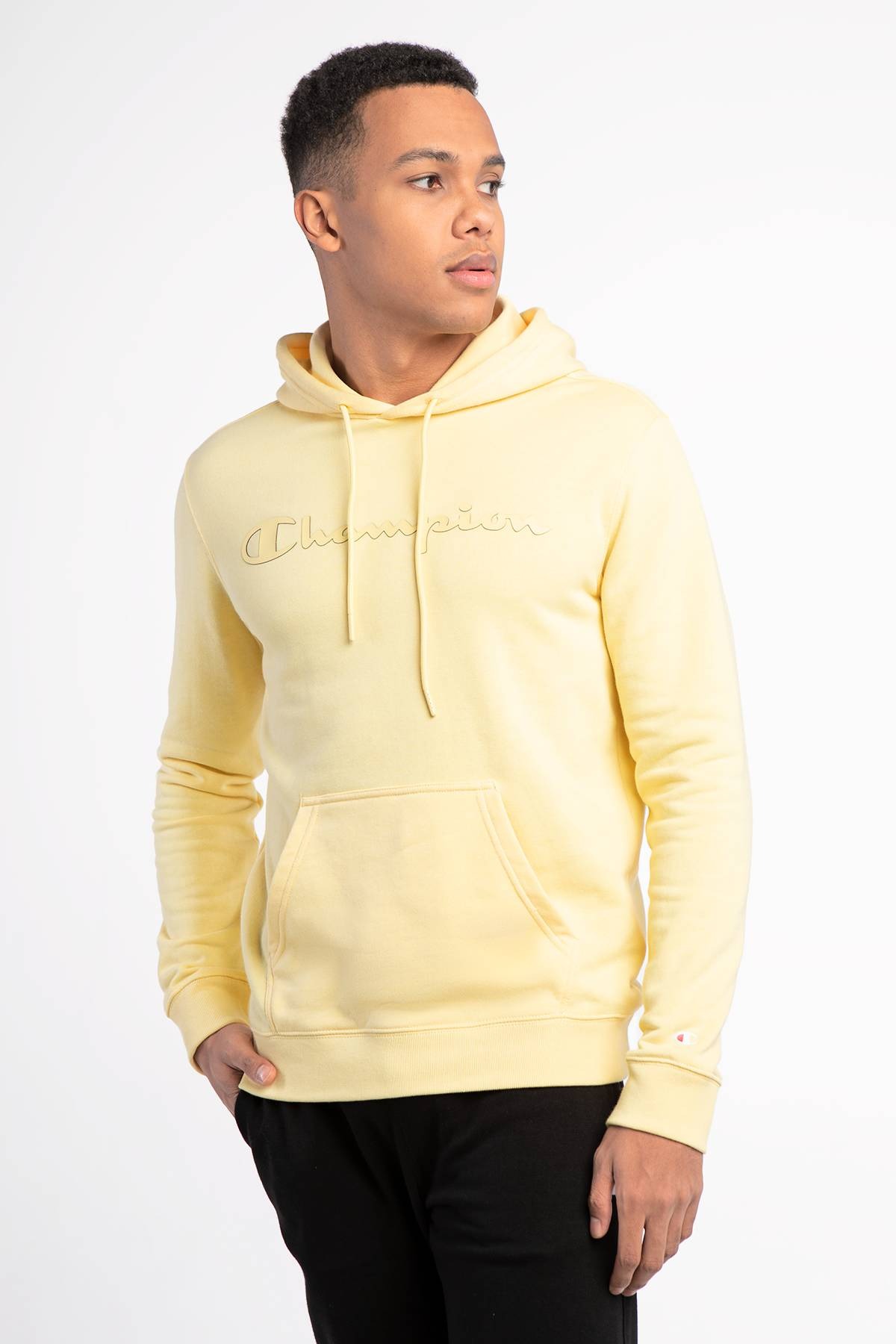 фото Худи мужское champion hooded sweatshirt желтое m