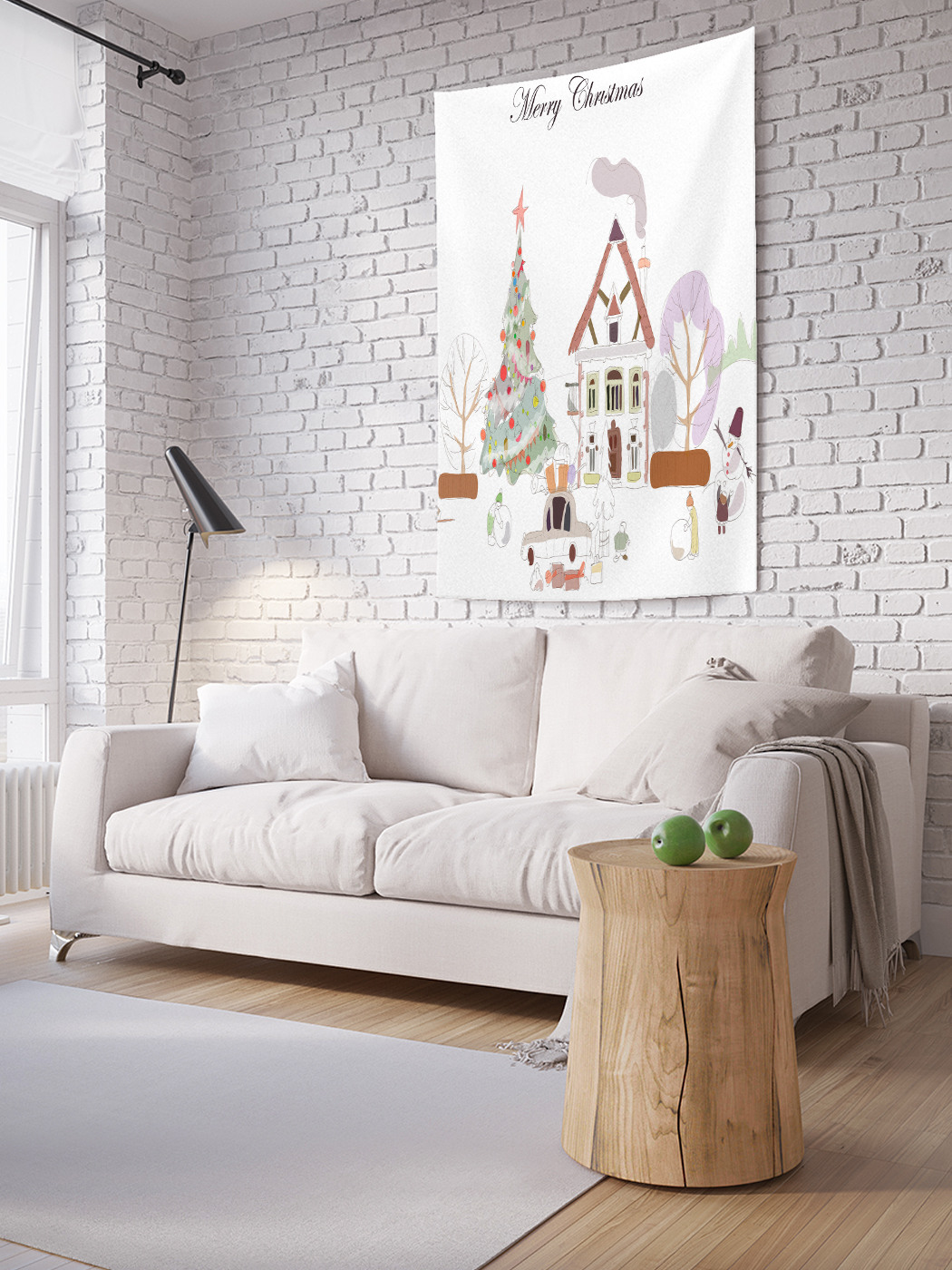 

Вертикальное фотопанно на стену JoyArty Приготовления к рождеству 100x150 см, Приготовления к рождеству