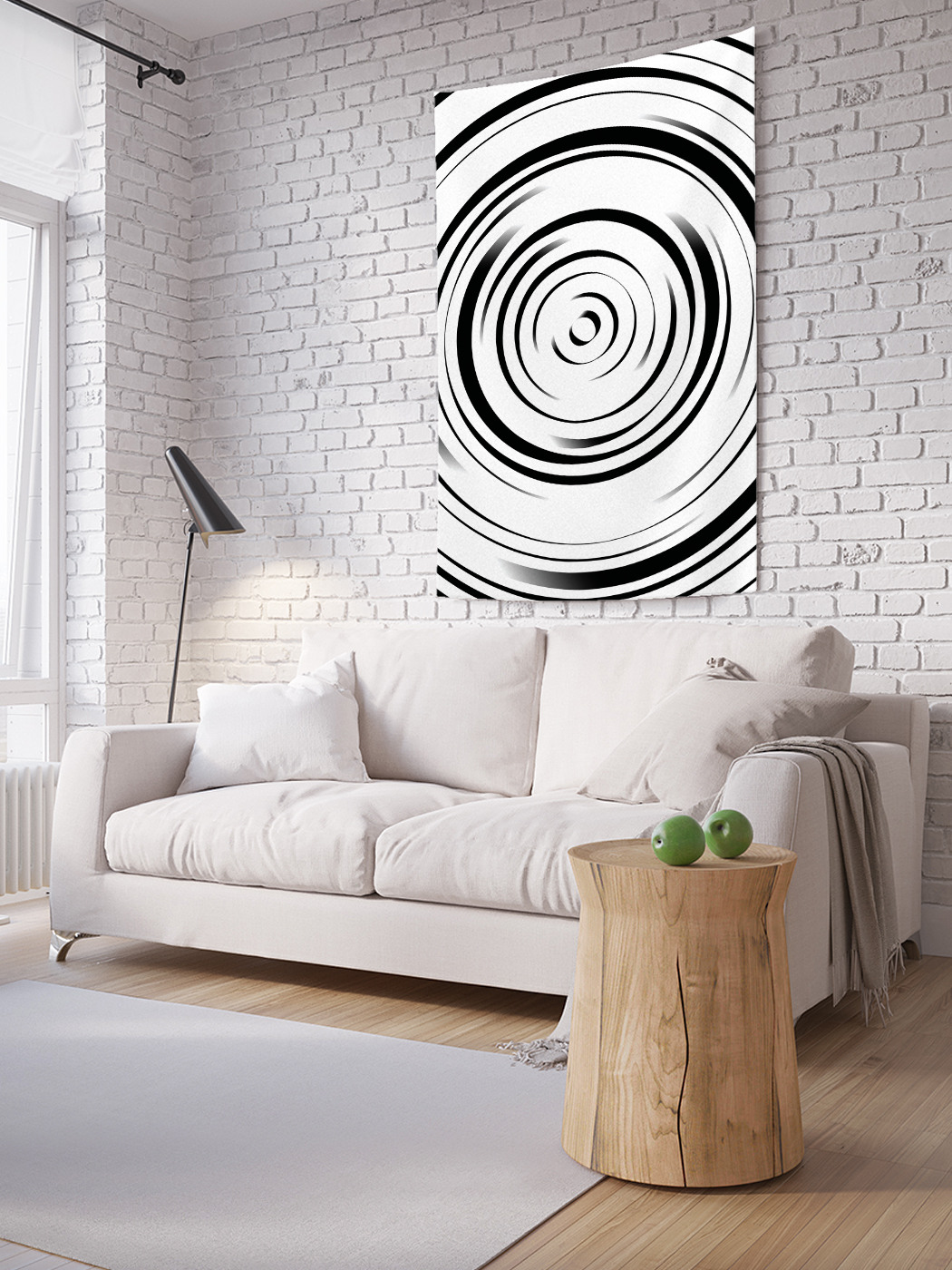 

Вертикальное фотопанно на стену JoyArty Размытые круги 100x150 см, Размытые круги