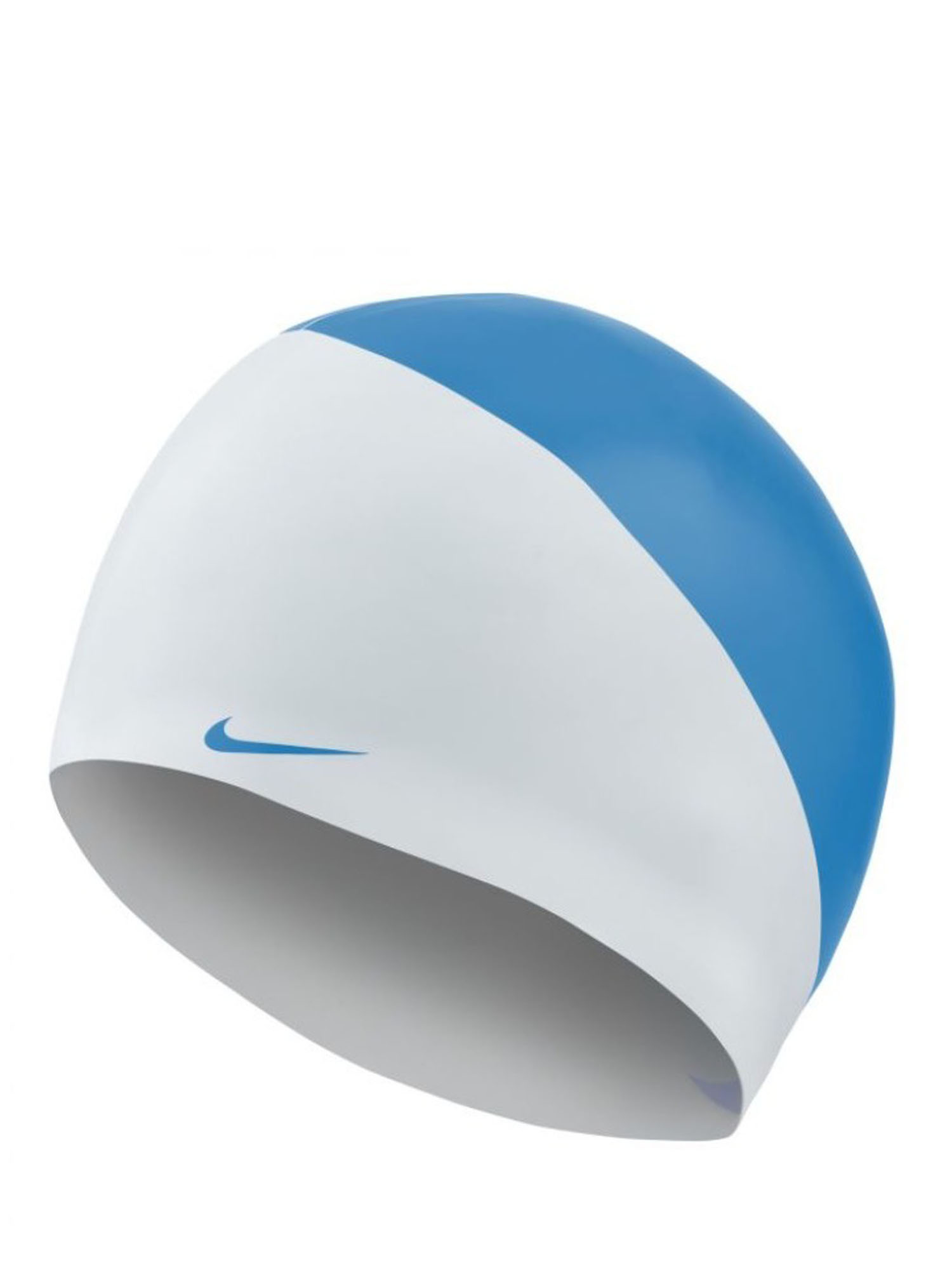 Шапочка Для Плавания Nike Slogan Cap белый / голубой