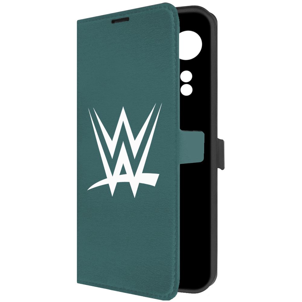

Чехол-книжка Krutoff Eco Book для Oppo A78 4G WWE зелёный опал, Зеленый