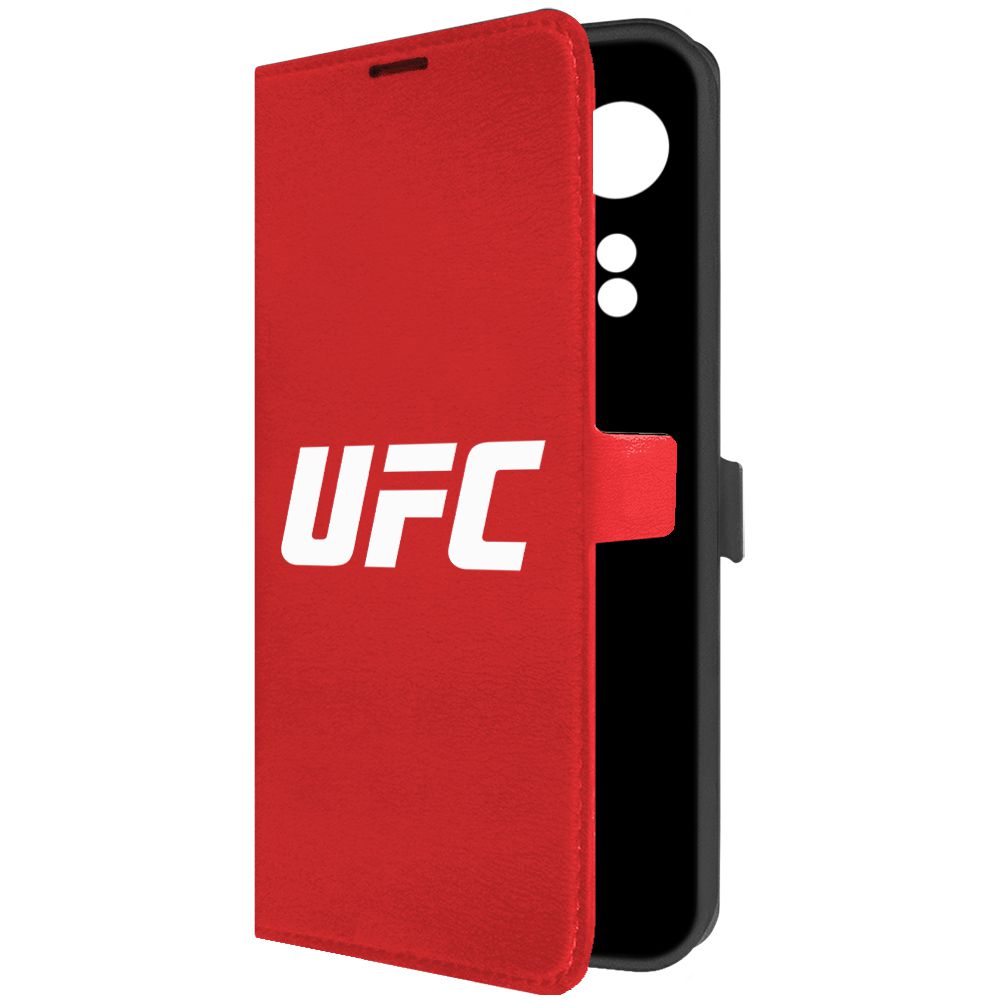 

Чехол-книжка Krutoff Eco Book для Oppo A58 4G UFC красный