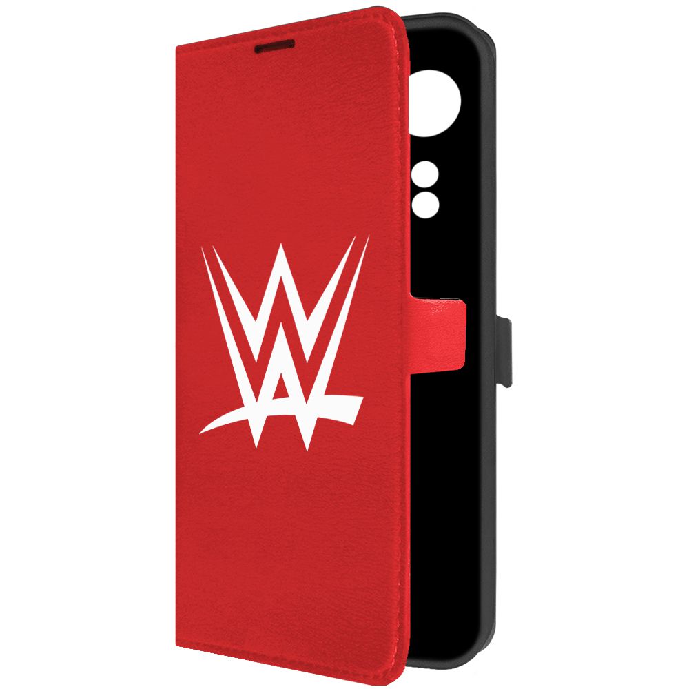 

Чехол-книжка Krutoff Eco Book для Oppo A58 4G WWE красный