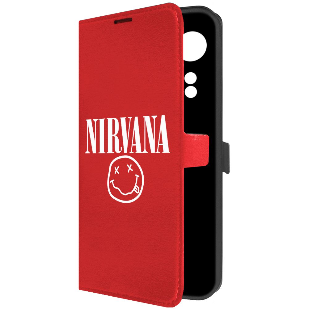 

Чехол-книжка Krutoff Eco Book для Oppo A58 4G Nirvana (Нирвана) (красный)