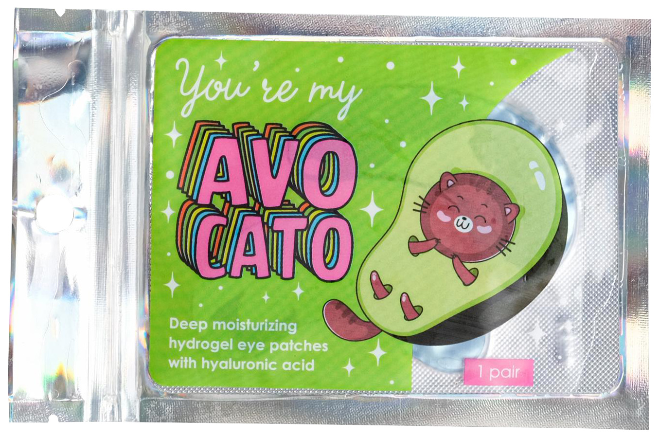 

Гидрогелевые патчи для глаз You're my AVOCATO, с гиалуроновой кислотой 4951089