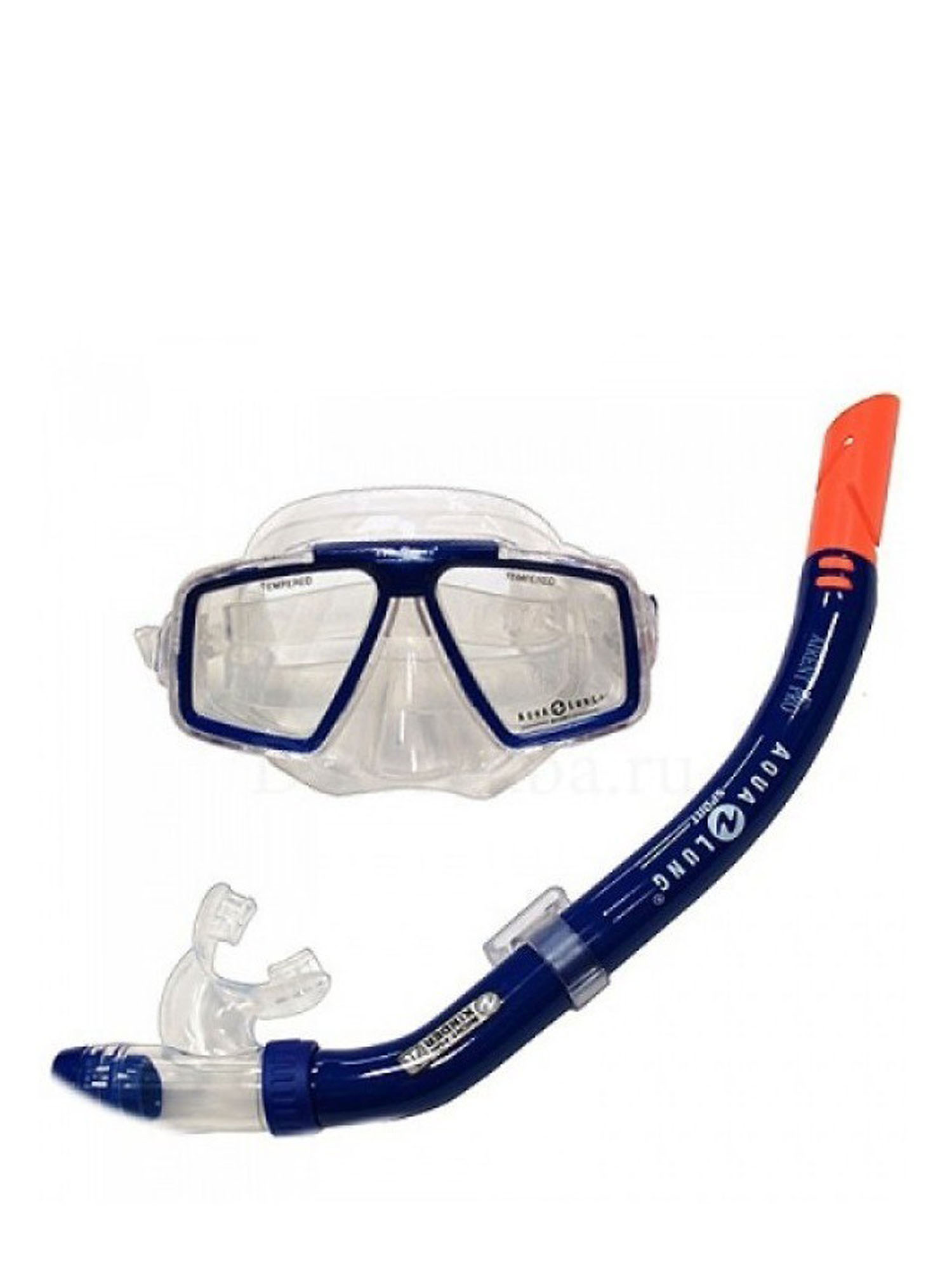 Набор Для Плавания Aqua Lung Sport Маска Козюмель Про + Трубка Аирент Про Синий