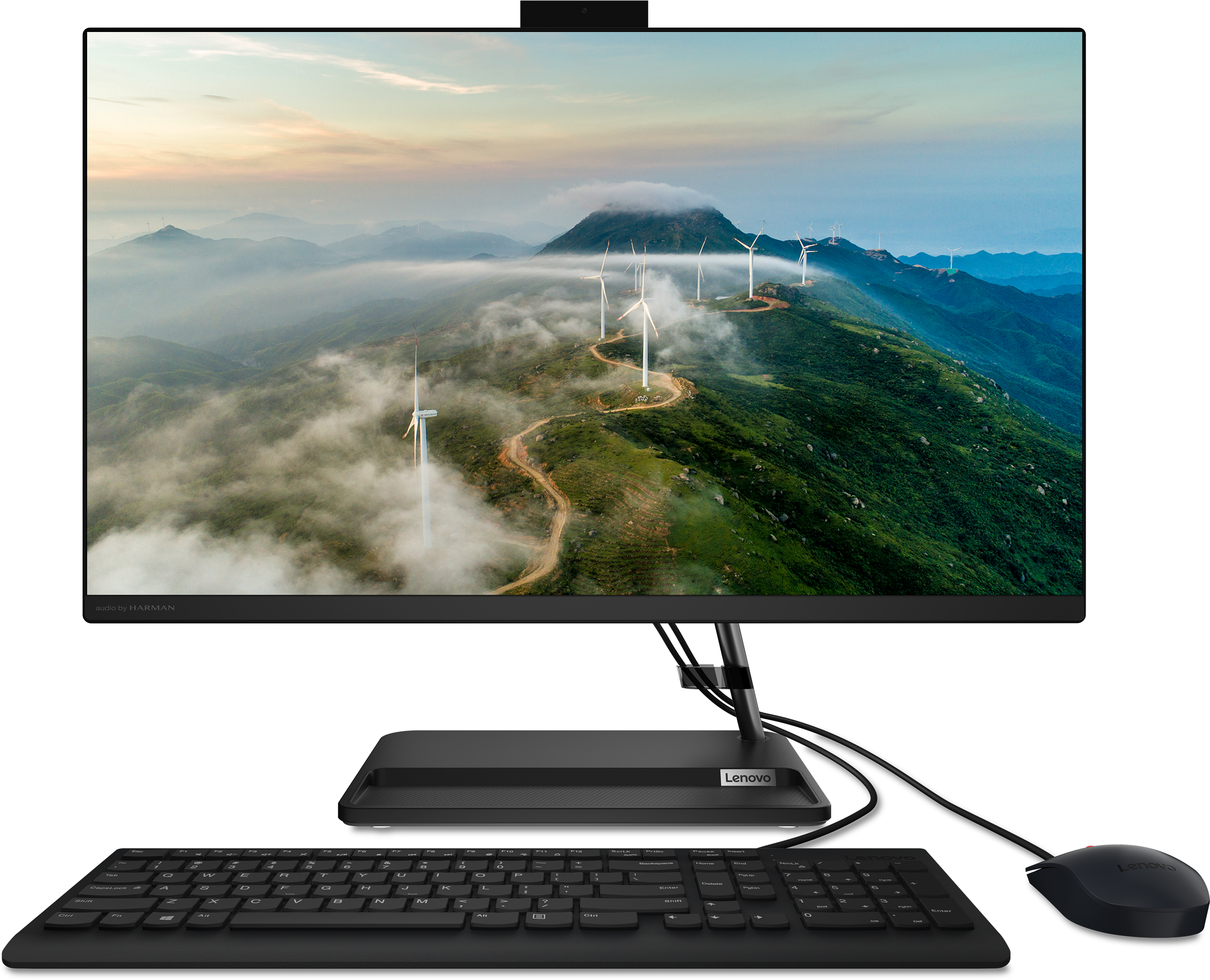 фото Моноблок lenovo ideacentre aio 3 gen 7 черный (f0gj00c6ru)