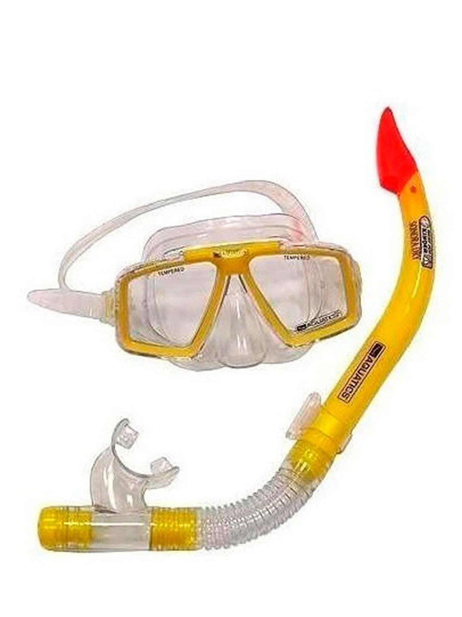 Набор Для Плавания Aqua Lung Sport Маска Козюмель Про + Трубка Аирент Про Желтый