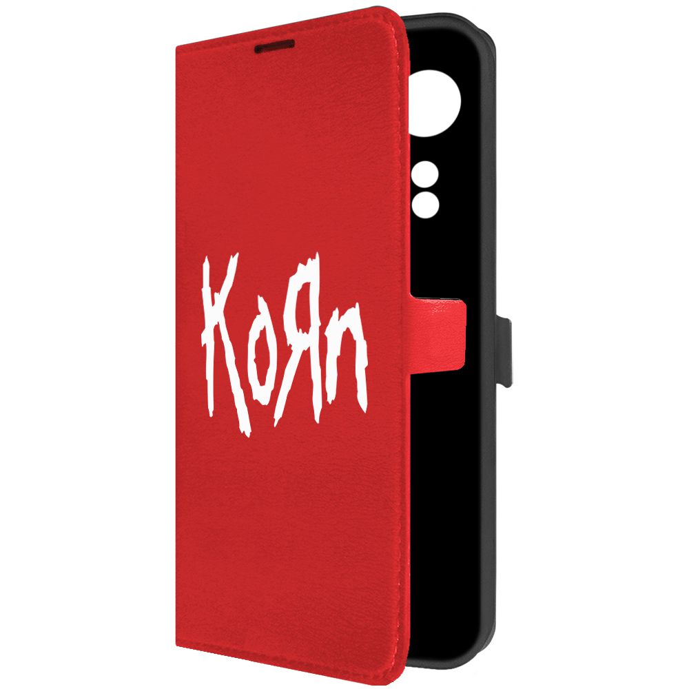 

Чехол-книжка Krutoff Eco Book для Oppo A58 4G Korn красный