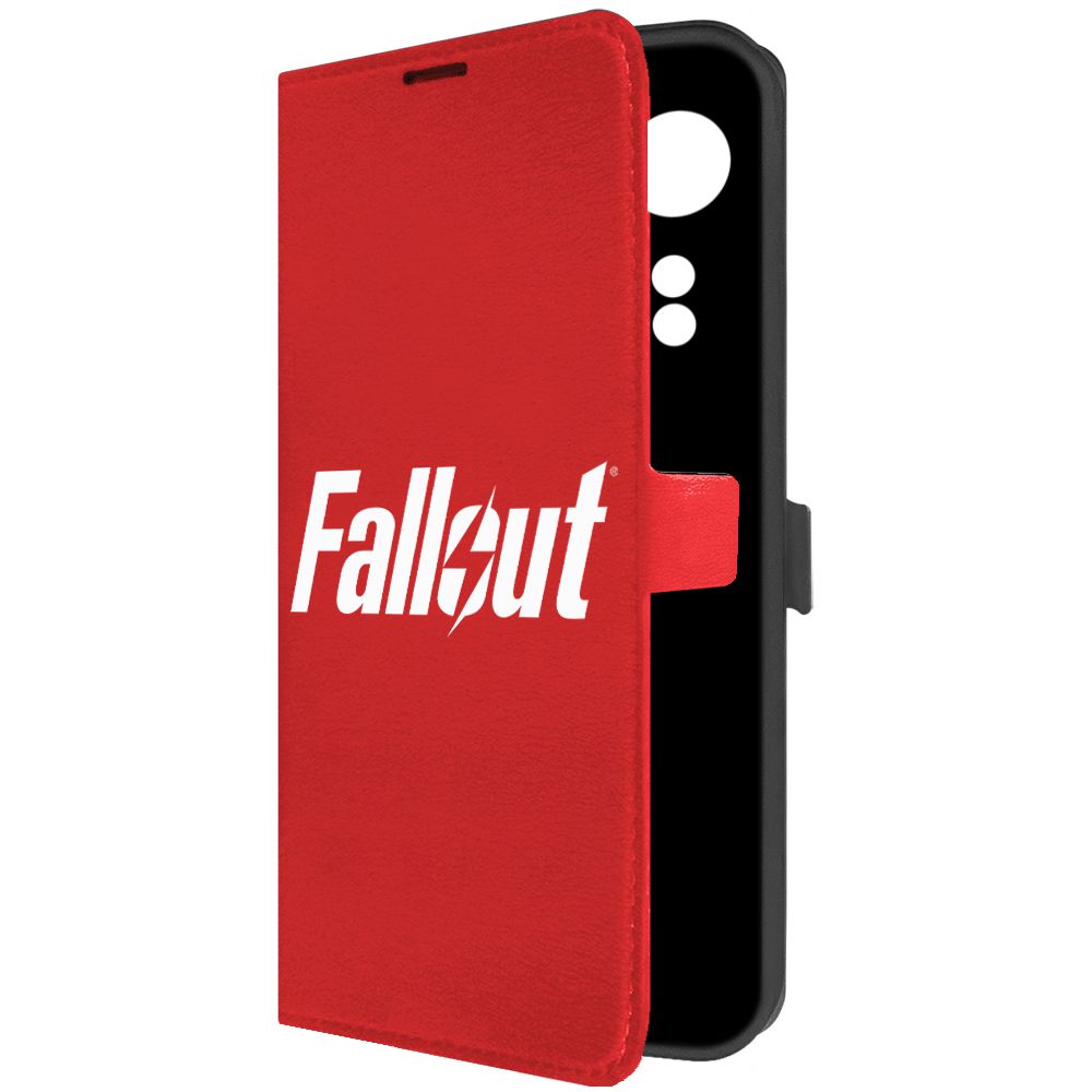 

Чехол-книжка Krutoff Eco Book для Oppo A58 4G Fallout красный