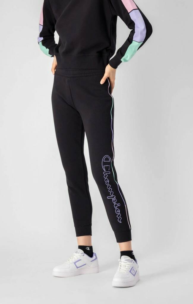 Спортивные брюки женские Champion Rib Cuff Pants черные L