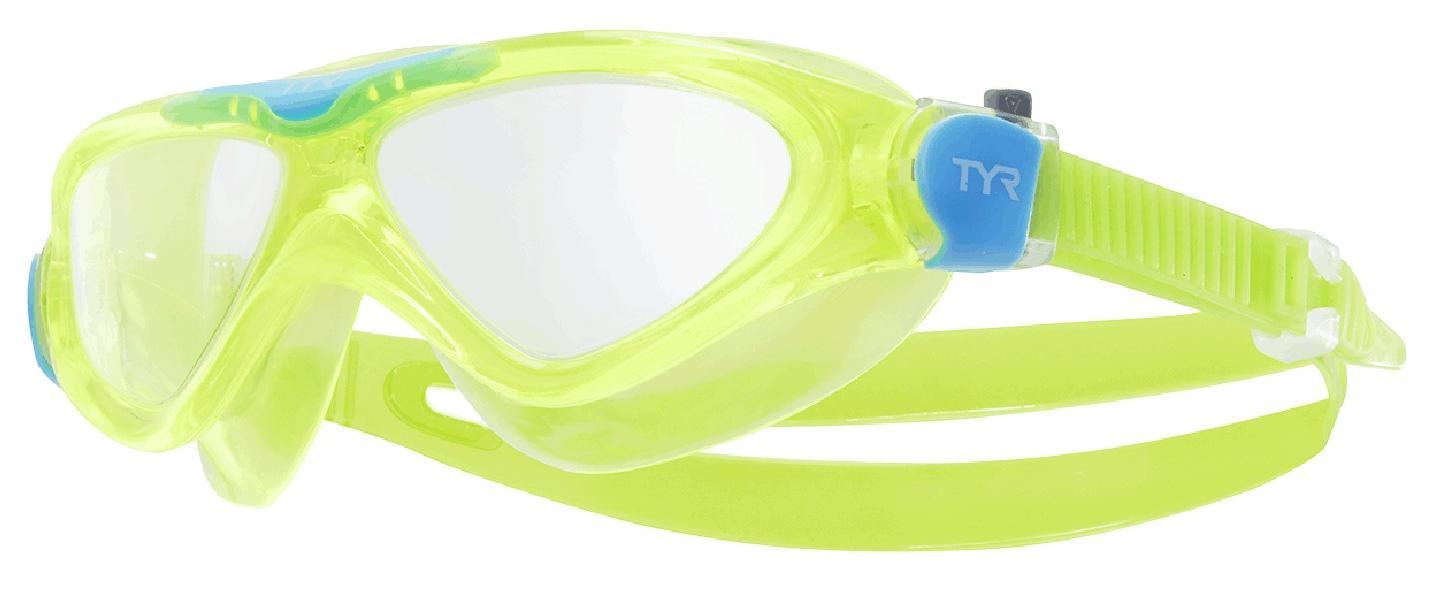 Маска Для Плавания Tyr Rogue Swim Mask Youth Зеленый