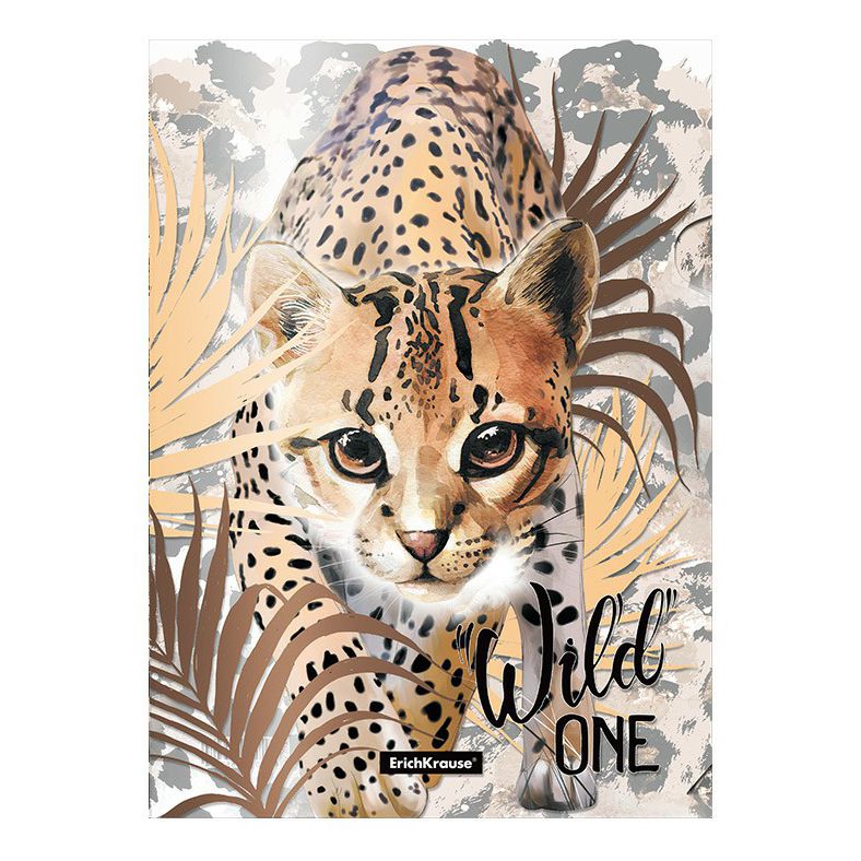 

Папка-уголок до 20 листов A4 ErichKrause Wild Cat коричневая, Коричневый