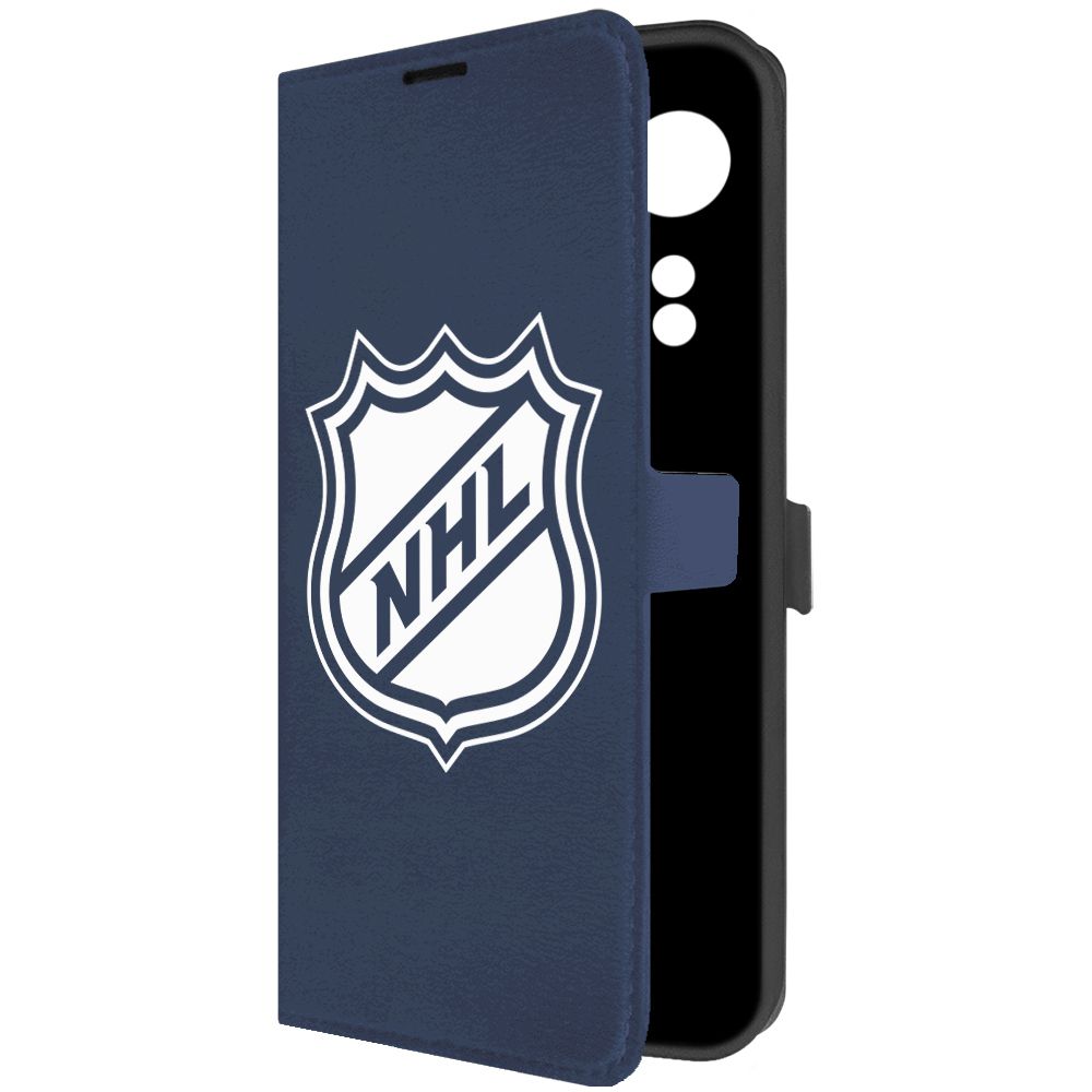 

Чехол-книжка Krutoff Eco Book для Oppo A58 4G NHL синий