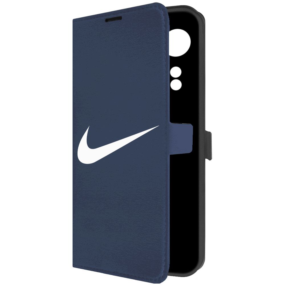 

Чехол-книжка Krutoff Eco Book для Oppo A58 4G Nike синий