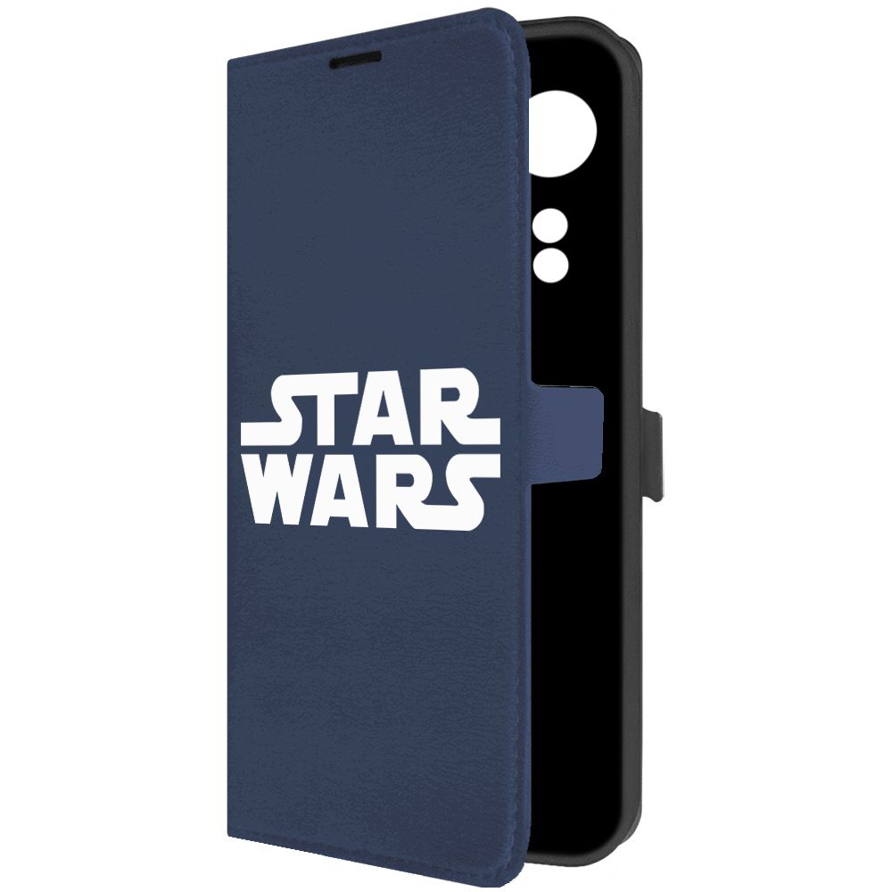 

Чехол-книжка Krutoff Eco Book для Oppo A58 4G Star Wars синий