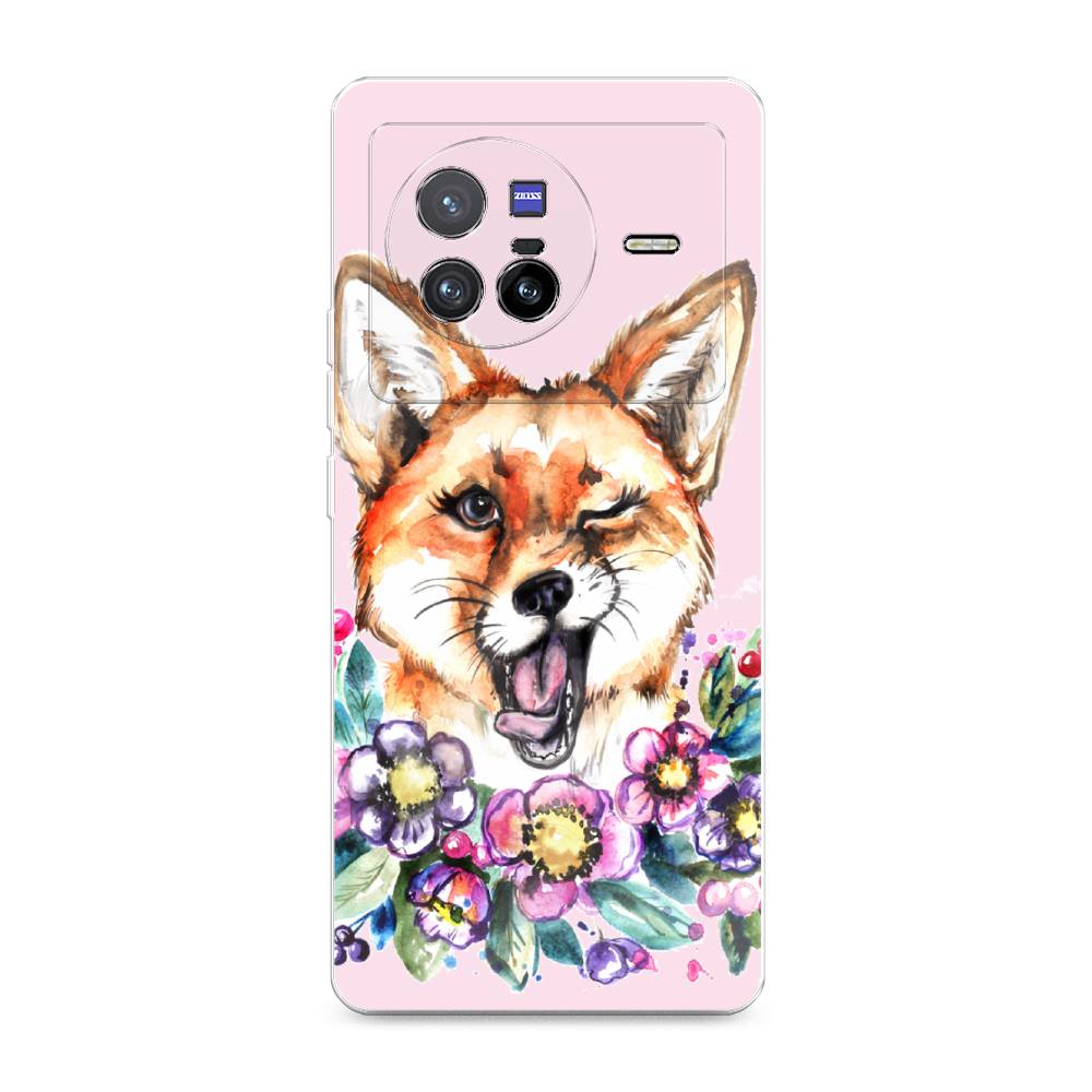 

Чехол Awog на Vivo X80 "Подмигивающая лиса", Разноцветный, 266550-10
