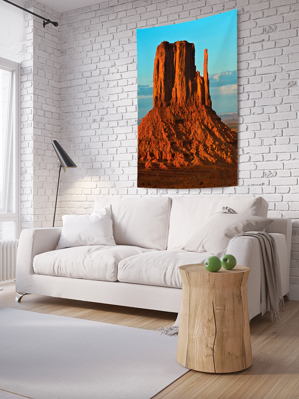 

Вертикальное фотопанно на стену JoyArty Одинокая гора 100x150 см, Одинокая гора