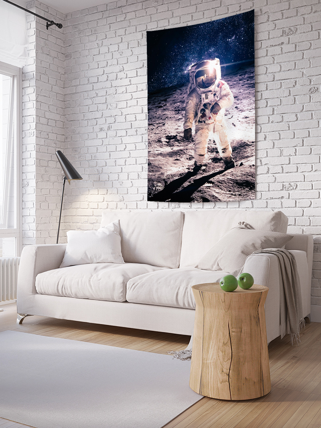 

Вертикальное фотопанно на стену JoyArty Прогулка по луне 100x150 см, Прогулка по луне