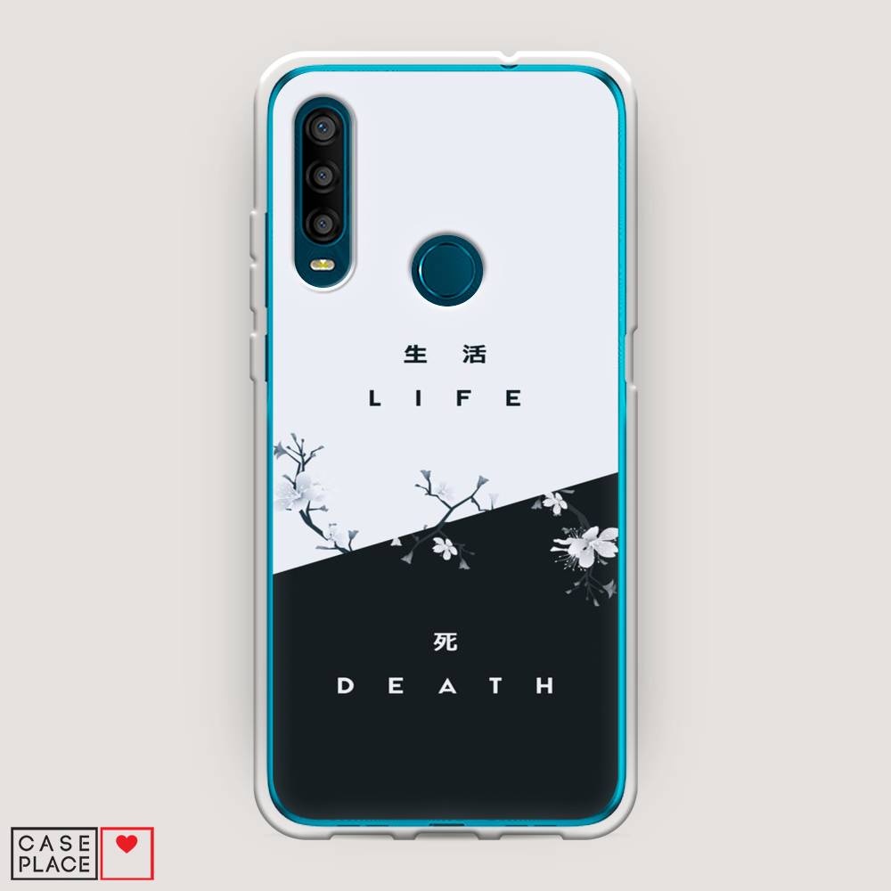 

Чехол Awog на Alcatel 1SE (2020) / Алкатель 1SE (2020) "Life and death", Разноцветный, 171250-7