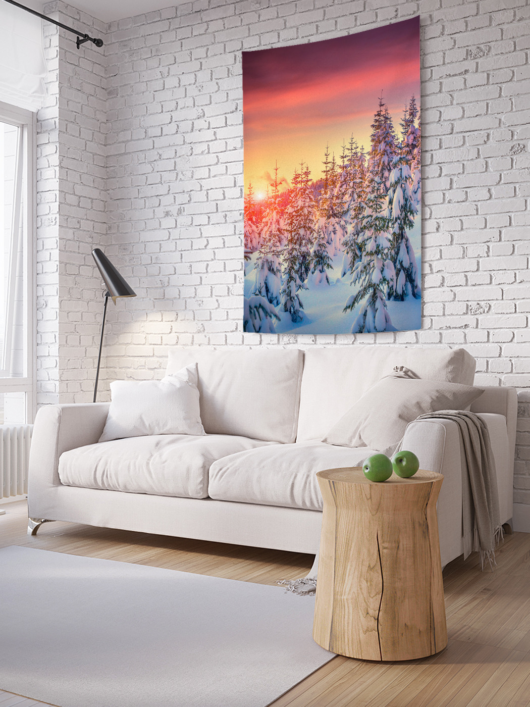 

Вертикальное фотопанно на стену JoyArty Ели в снегу 100x150 см, Ели в снегу