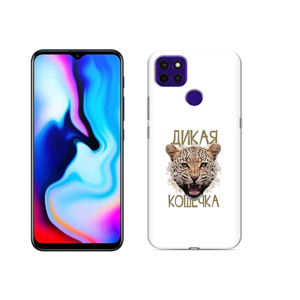 

Чехол MyPads Tocco для Lenovo K12 Pro дикая кошечка, Прозрачный, Tocco
