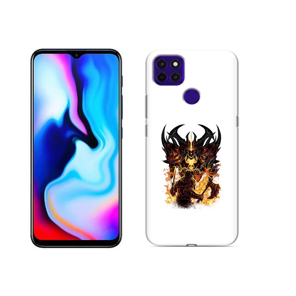 

Чехол MyPads Tocco для Lenovo K12 Pro демон shadow fiend, Прозрачный, Tocco