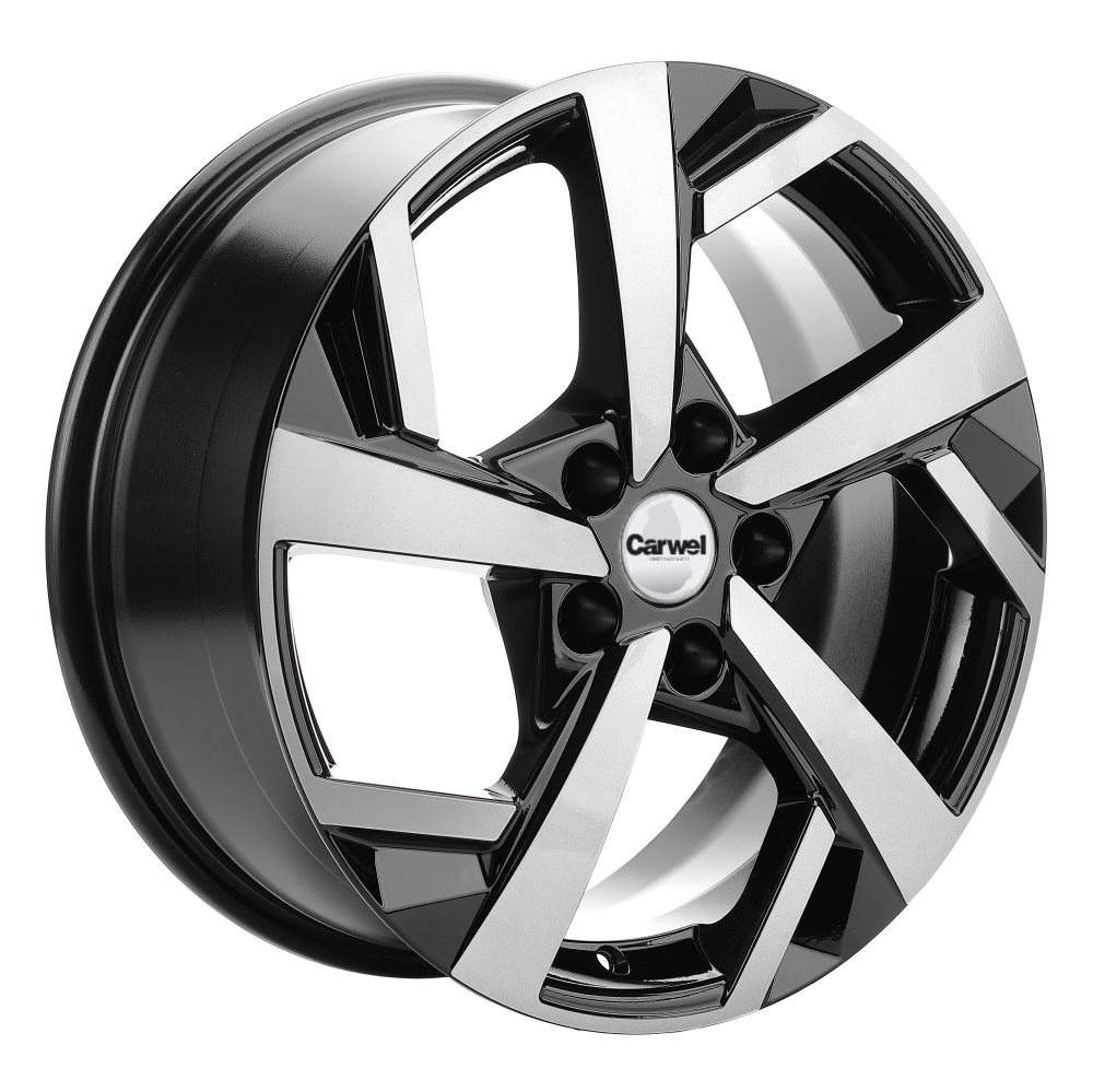 фото Колесный диск r17 5x112 7j et43 d57,1 carwel тенис 1712 (tiguan) abt