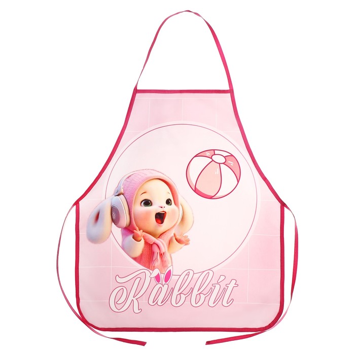 

Фартук для труда ТПК Пчелка ФДТ-33 Зайчик с мячиком р 140-160 розовый