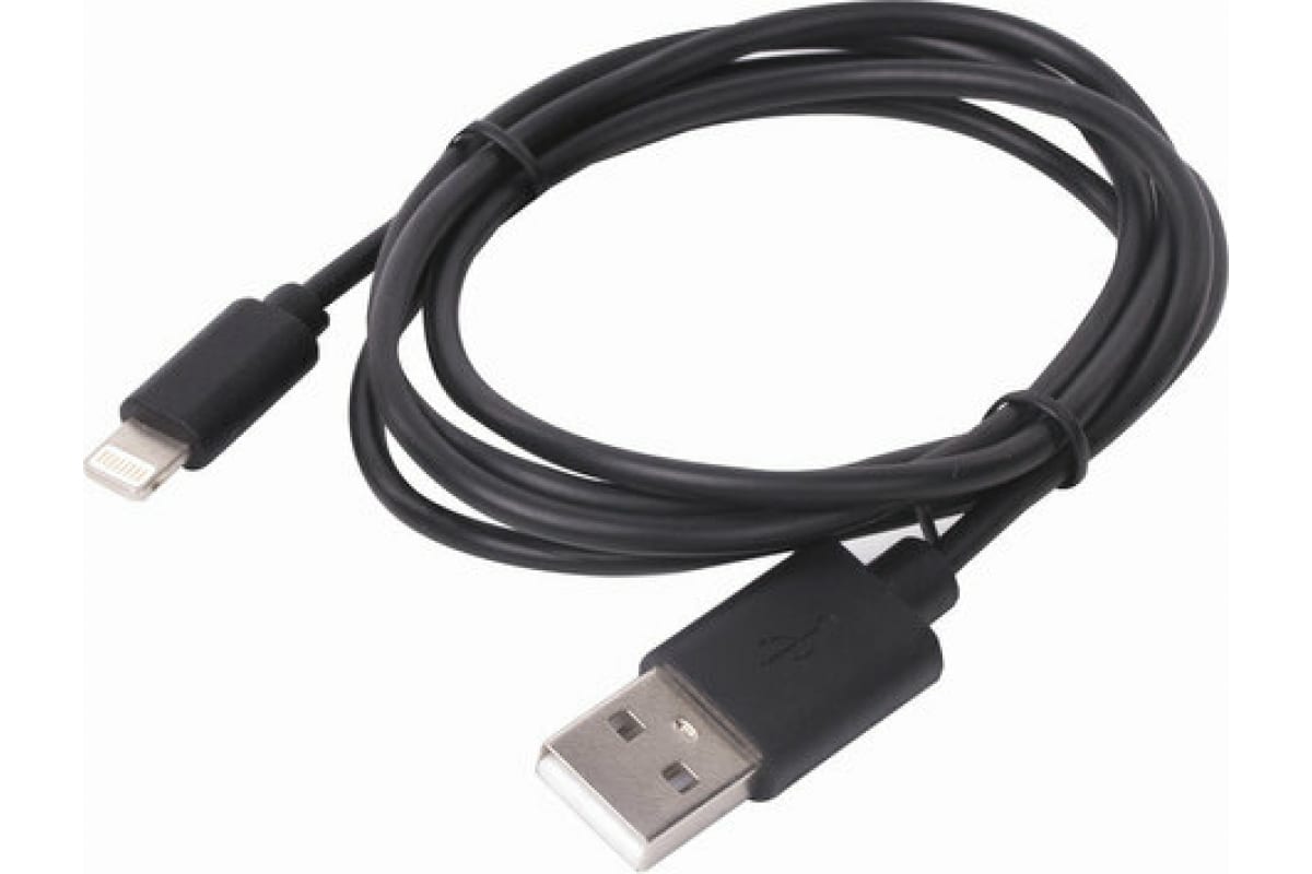 Набор из 4 шт, Кабель белый USB 2.0-Lightning, 1 м, SONNEN, медь, для передачи данных и за